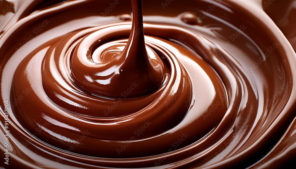 close up of liquid chocolate close up of liquid chocolate