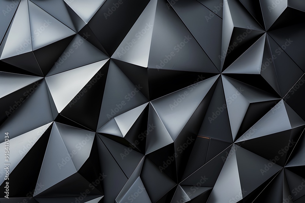 Abstract Black Geometric Background Abstract Black Geometric Background