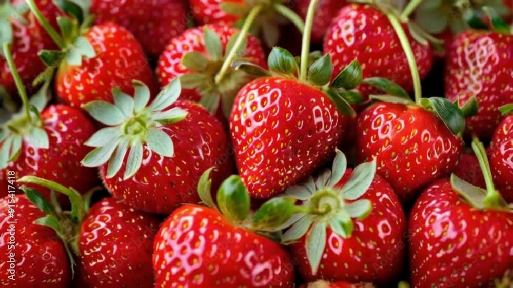 strawberries on a white background strawberries on a white background