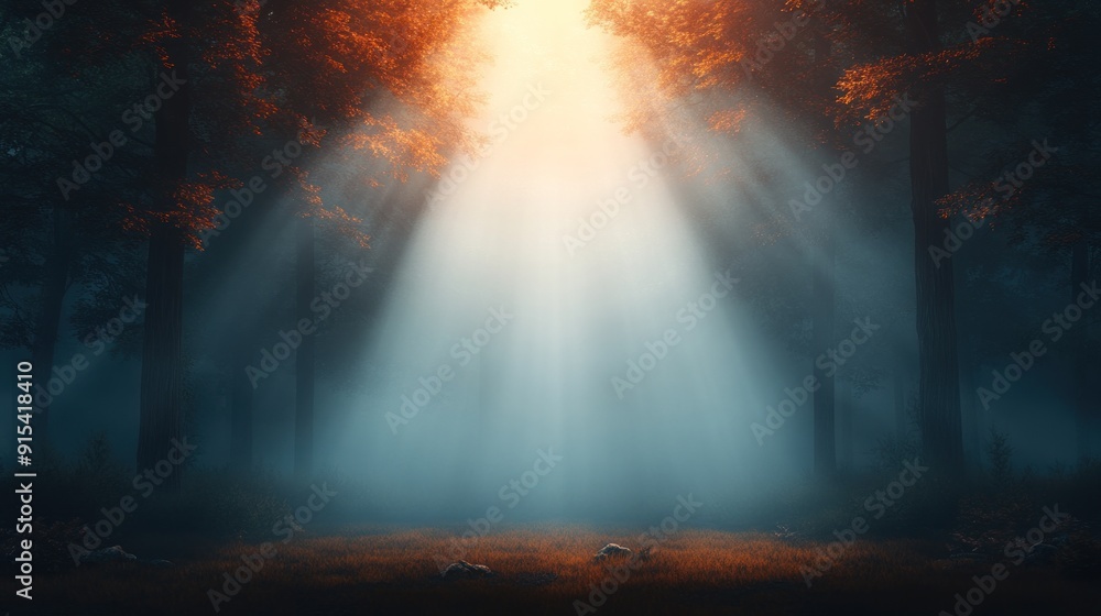Beautiful Sunlight beam the forest background. Beautiful Sunlight beam the forest background.