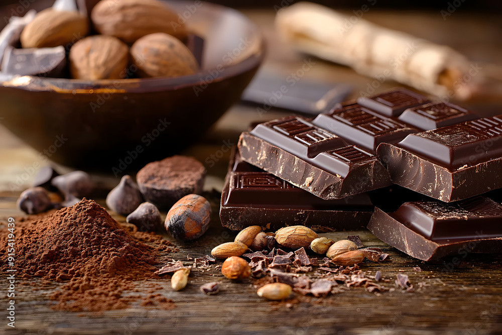 chocolate with ingredients-cioccolato e ingredienti chocolate with ingredients-cioccolato e ingredienti
