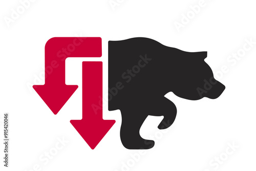 Bullish stock share market illustration
