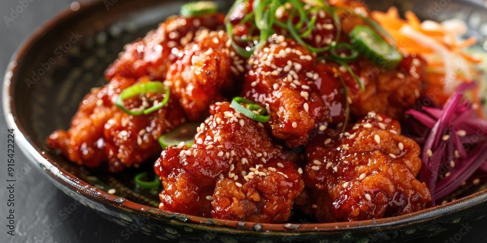Crispy Korean Fried Chicken and Pickled Radish Crispy Korean Fried Chicken and Pickled Radish