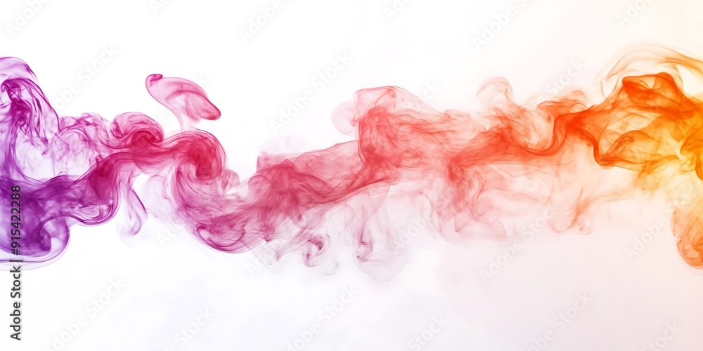 Abstract Smoke Illustration with Purple, Red, and Orange Colors Abstract Smoke Illustration with Purple, Red, and Orange Colors