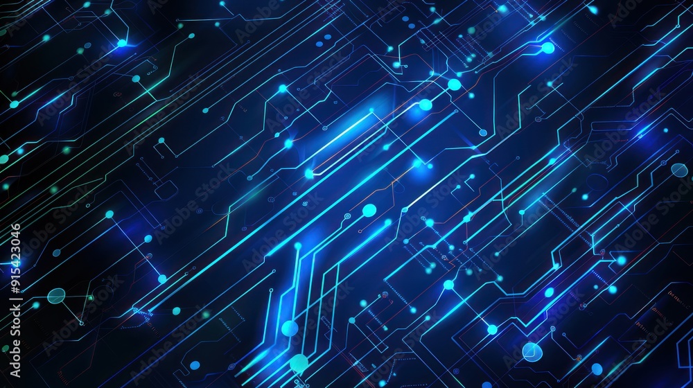 Abstract Digital Circuitry Abstract Digital Circuitry
