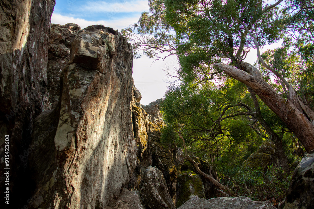 very beautiful landscape of rocks