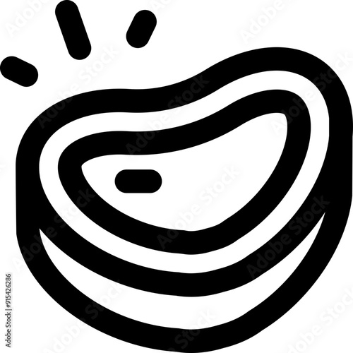 steak icon. vector line icon for your website, mobile, presentation, and logo design.