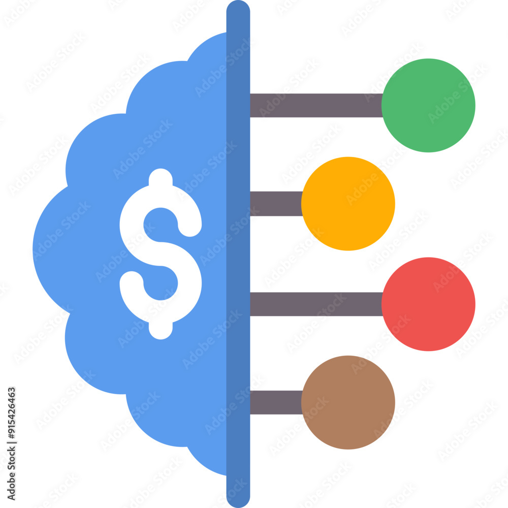 Fototapeta premium Intelligence Icon