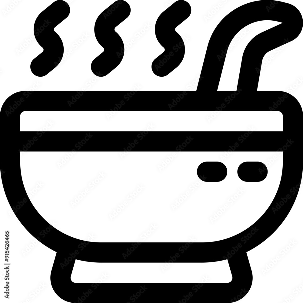soup icon. vector line icon for your website, mobile, presentation, and logo design. soup icon. vector line icon for your website, mobile, presentation, and logo design.