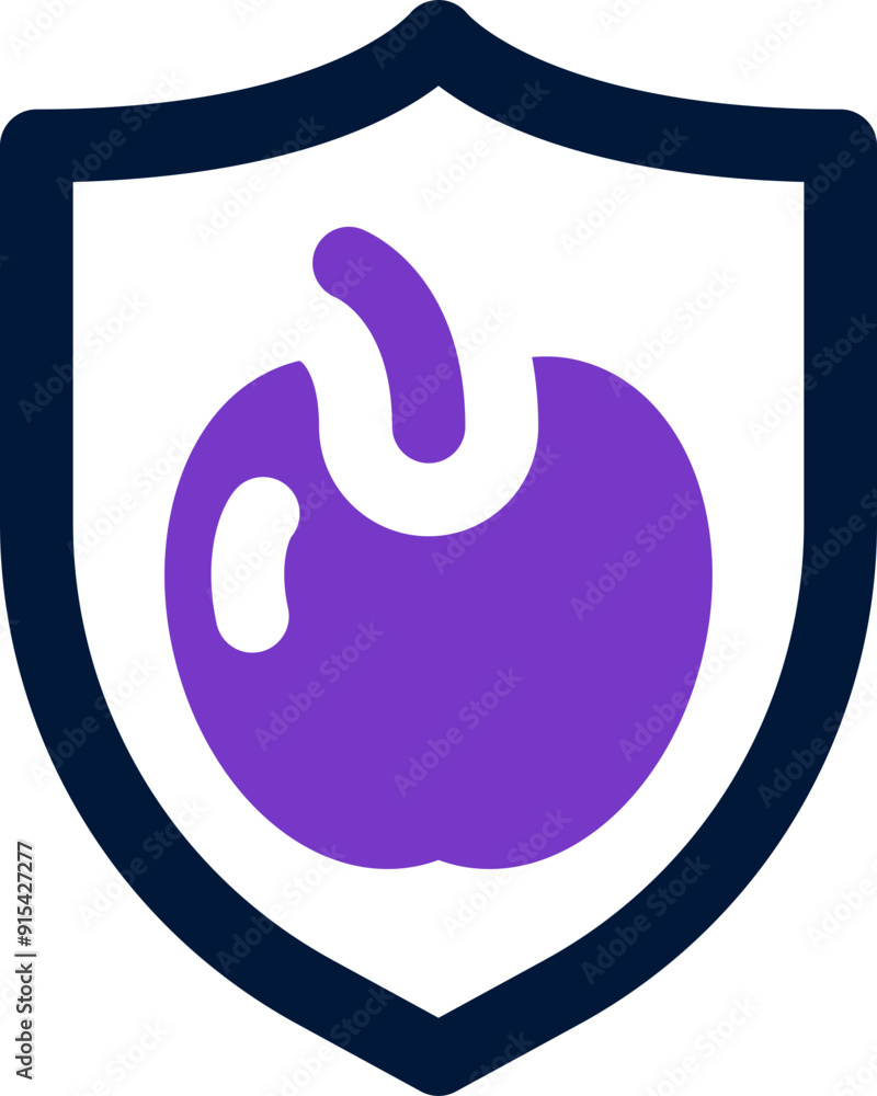 food safety icon. vector dual tone icon for your website, mobile, presentation, and logo design. food safety icon. vector dual tone icon for your website, mobile, presentation, and logo design.