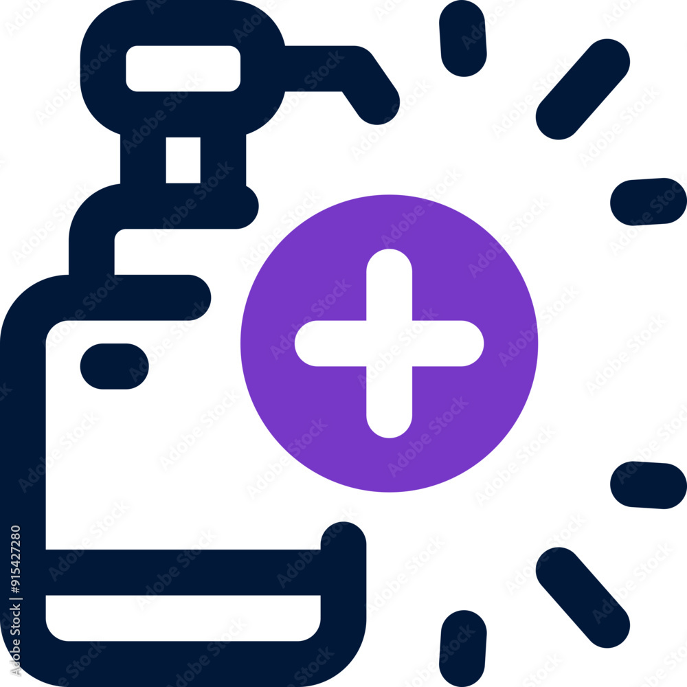 hand soap icon. vector dual tone icon for your website, mobile, presentation, and logo design.