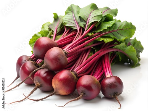 radish isolated on white