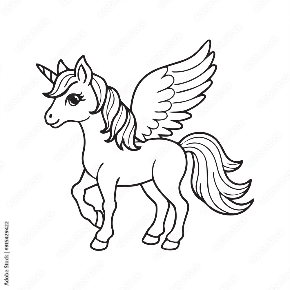 black and white unicorn with wings black and white unicorn with wings