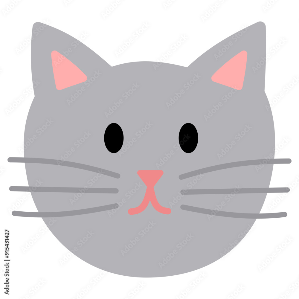 Cat Flat Icon Vector Illustration Cat Flat Icon Vector Illustration