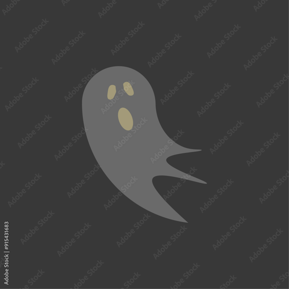 Halloween party banner invitation background with ghost.
Halloween party banner invitation background with ghost.