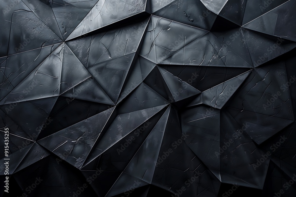 Abstract Geometric Black Pattern Abstract Geometric Black Pattern