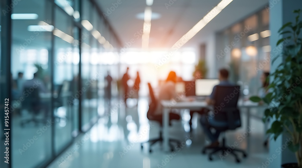 lurred office interior space background. Working space with defocused effect. Business concept lurred office interior space background. Working space with defocused effect. Business concept