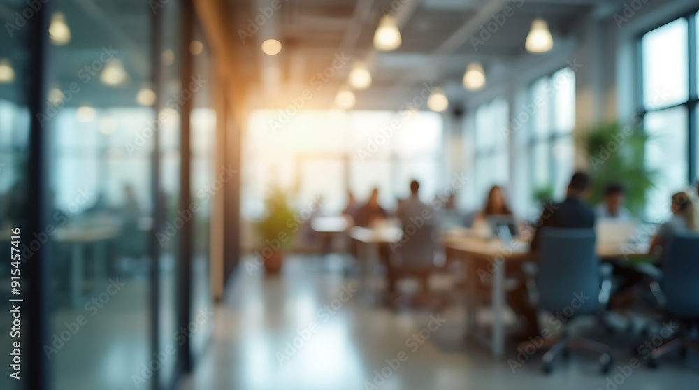 lurred office interior space background. Working space with defocused effect. Business concept lurred office interior space background. Working space with defocused effect. Business concept