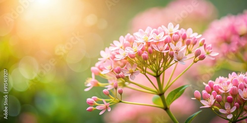 Close-up of a delicate pink flowering plant , pink, flower, close-up, petals, blooming, nature, garden, botanical, soft, delicate