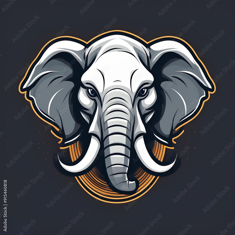 an elephant with a blue hat on its head an elephant with a blue hat on its head