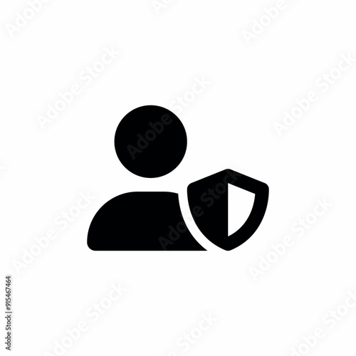 user protection safety shield icon