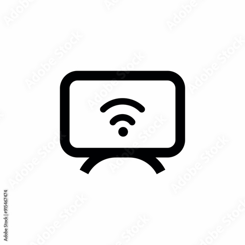 tv wifi connection internet icon