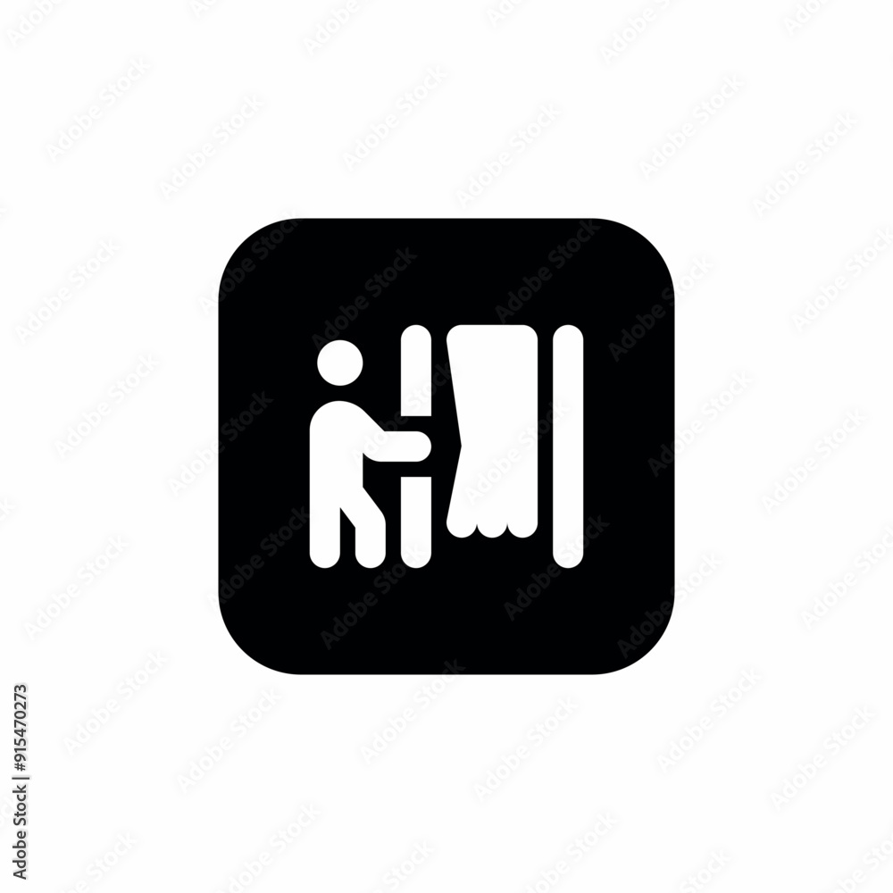 fitting room closet icon vector fitting room closet icon vector