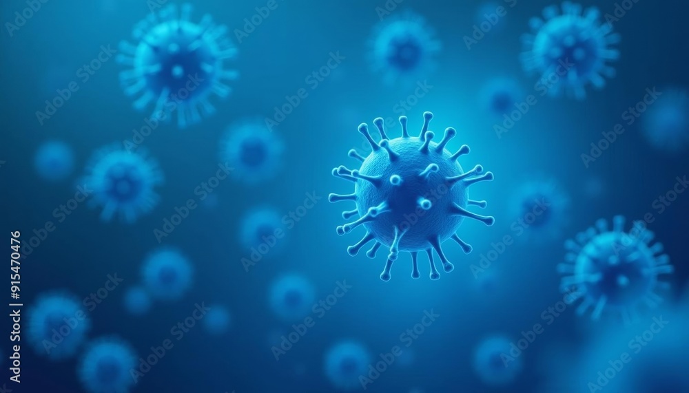 Viral outbreak A closeup view of a pandemic threat Viral outbreak A closeup view of a pandemic threat