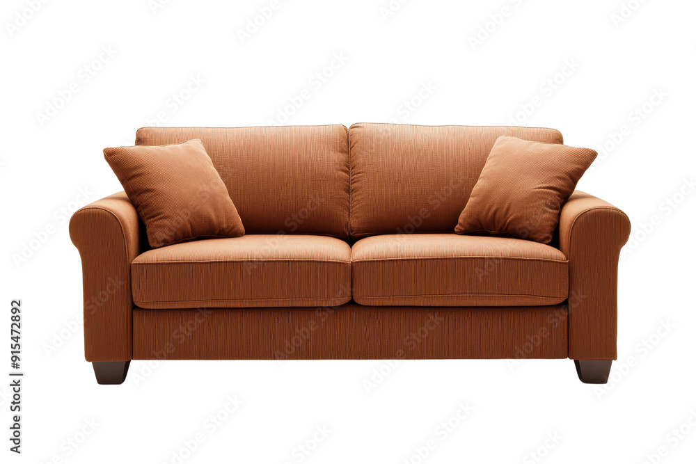 Brown Sofa with Pillows Brown Sofa with Pillows