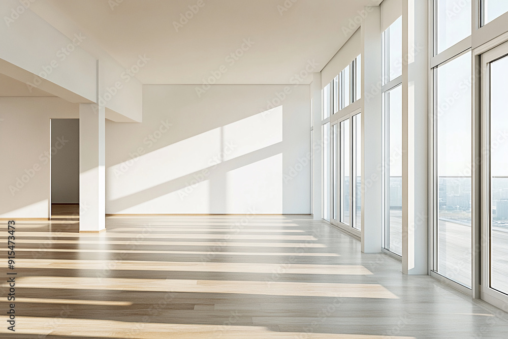 Fototapeta premium Modern empty interior