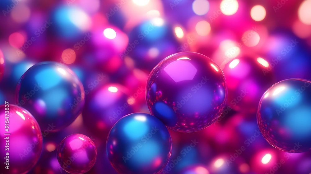 Vibrant 3D Spheres with Gradient Lighting for Striking Abstract Backgrounds Vibrant 3D Spheres with Gradient Lighting for Striking Abstract Backgrounds