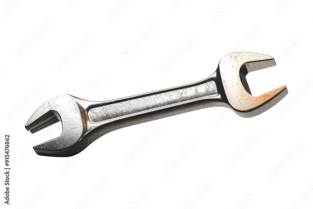 Old Wrench Isolated Old Wrench Isolated