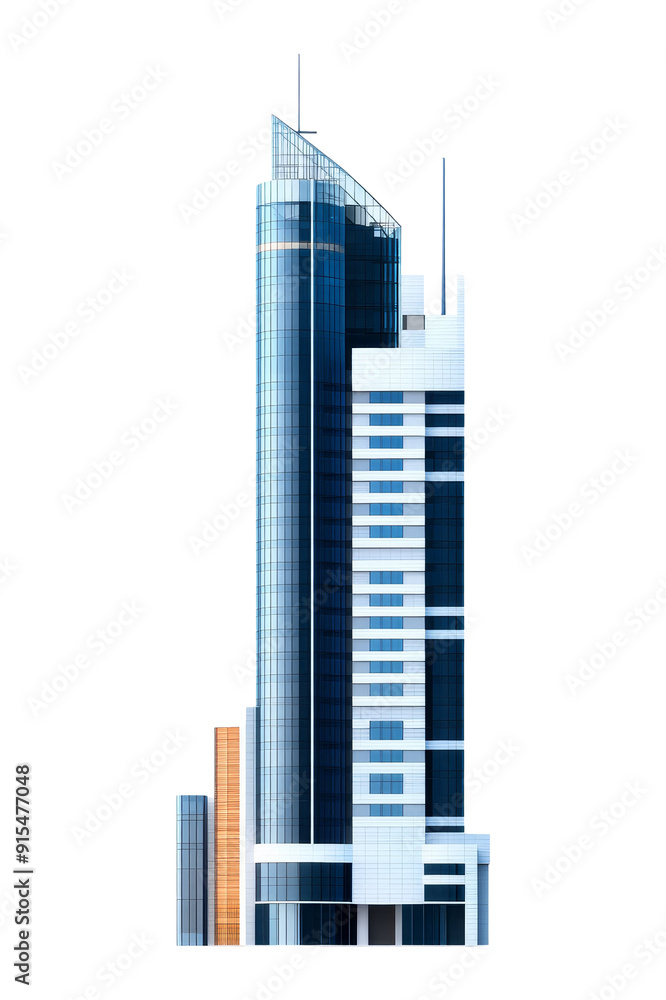 Modern Glass Skyscraper Building Modern Glass Skyscraper Building