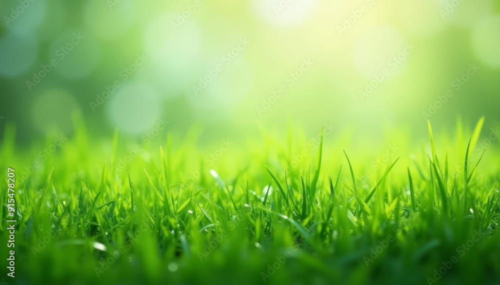 Bright and vibrant green field perfect for a sunny day Bright and vibrant green field perfect for a sunny day