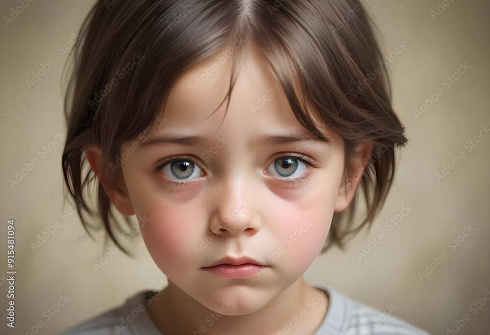 portrait of a child
with blue eyes and a sad face portrait of a child
with blue eyes and a sad face