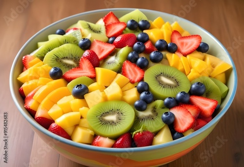 fruit salad in a bowl