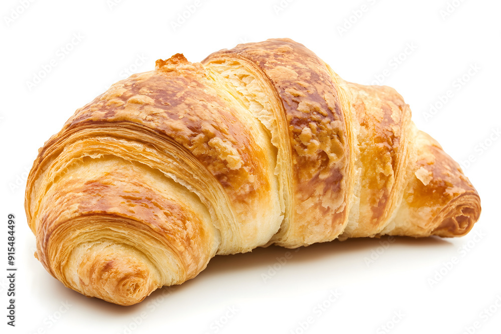 Croissant Isolated on White Background Croissant Isolated on White Background