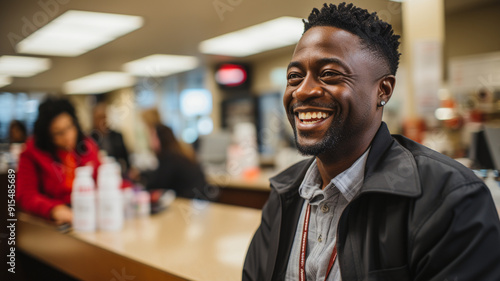 A friendly pharmacist at CVS Health assisting a custome