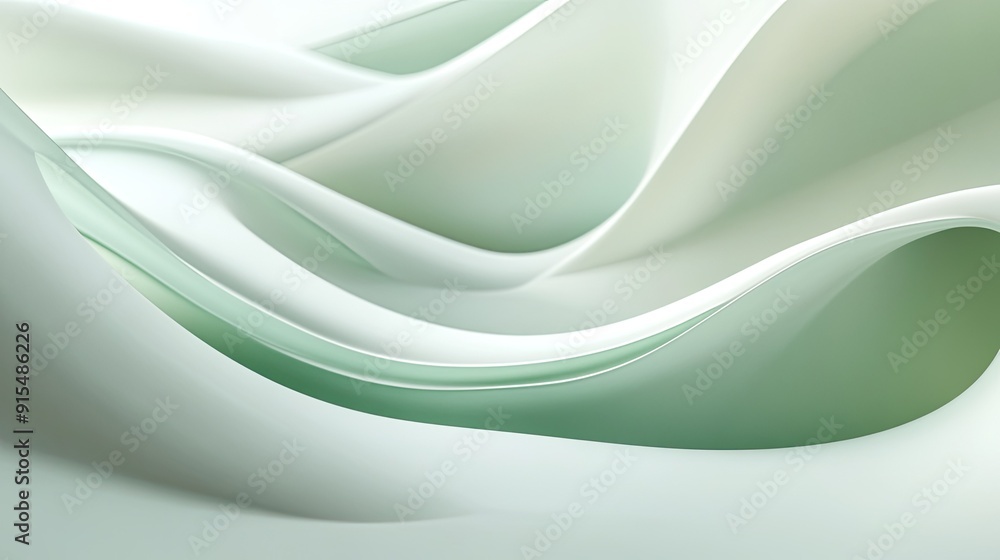 Serene 3D light green background with gentle curves and soft lighting, creating a peaceful and calming atmosphere. Serene 3D light green background with gentle curves and soft lighting, creating a peaceful and calming atmosphere.