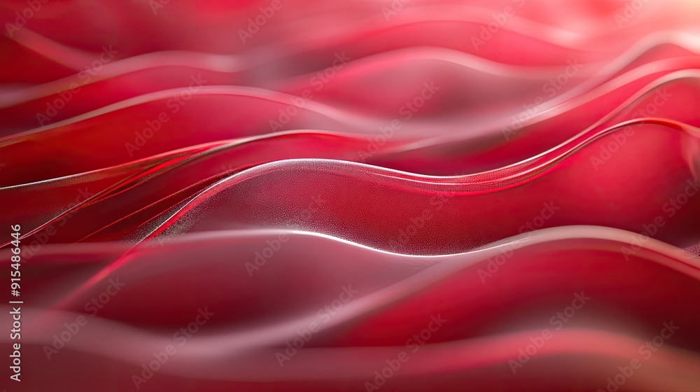 Serene 3D red background with soft waves and gentle lighting, creating a peaceful and relaxing effect. Serene 3D red background with soft waves and gentle lighting, creating a peaceful and relaxing effect.