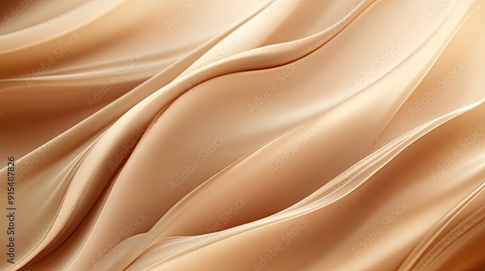 Smooth 3D brown background with gradient waves and a soft, ambient glow. Smooth 3D brown background with gradient waves and a soft, ambient glow.