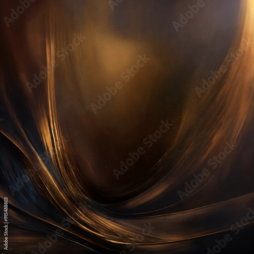 an orange background with a warm, vibrant hue that radiates energy. Layer it with a translucent, divine mist, giving the scene an ethereal glow, while a pure ebony foreground adds striking contrast.