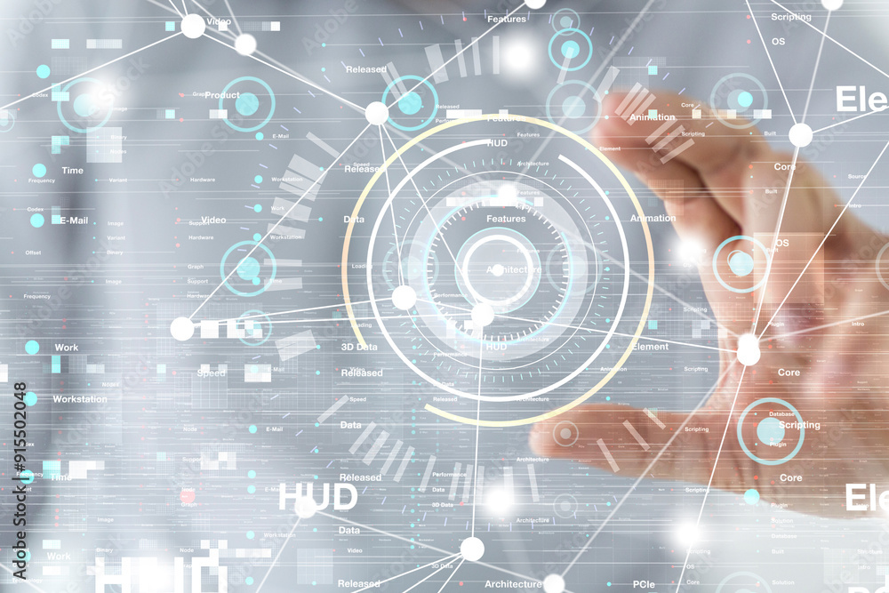 Technology background. Big data concept Technology background. Big data concept
