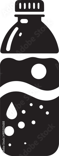 Water bottle vector illustration