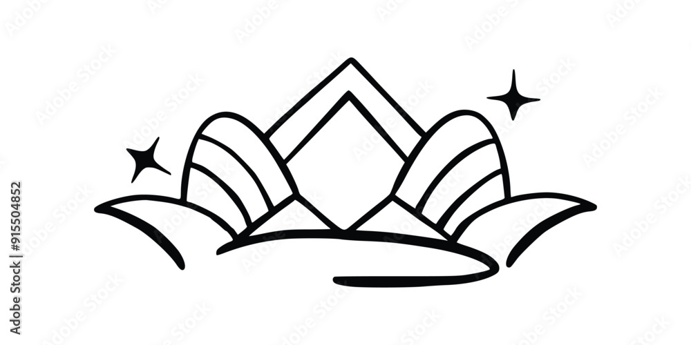 Crown icon vector. A thin line sign. Outline Crown Sign. Isolated Contour Symbol Illustration. Crown icon vector isolated on white background for your web and mobile app design, Crown logo concept Crown icon vector. A thin line sign. Outline Crown Sign. Isolated Contour Symbol Illustration. Crown icon vector isolated on white background for your web and mobile app design, Crown logo concept