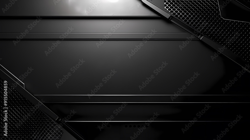 A dark and abstract background with a textured, metallic, honeycomb pattern. The black and grey tones create a minimalist and modern design. A dark and abstract background with a textured, metallic, honeycomb pattern. The black and grey tones create a minimalist and modern design.