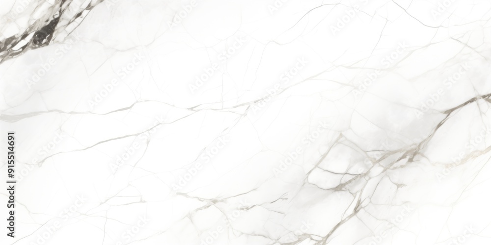 Obraz premium Clean white marble background with light grey veins, suitable for minimalist and contemporary architectural projects