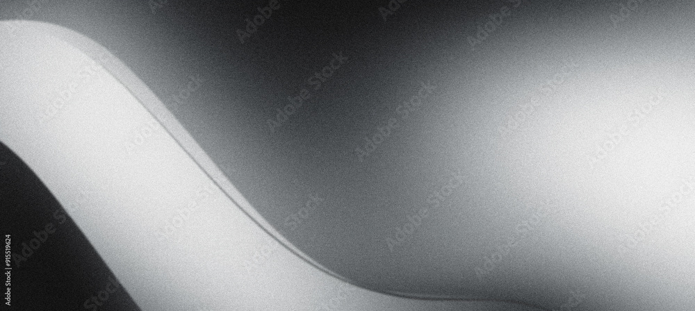 Monochrome abstract background with wavy lines and textured grain Monochrome abstract background with wavy lines and textured grain