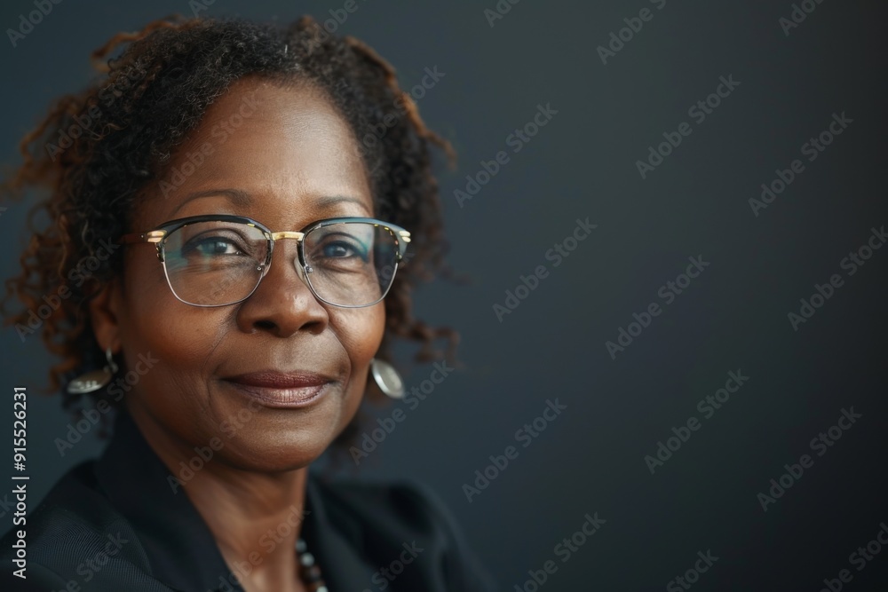 Portrait of a middle aged female accountant Portrait of a middle aged female accountant