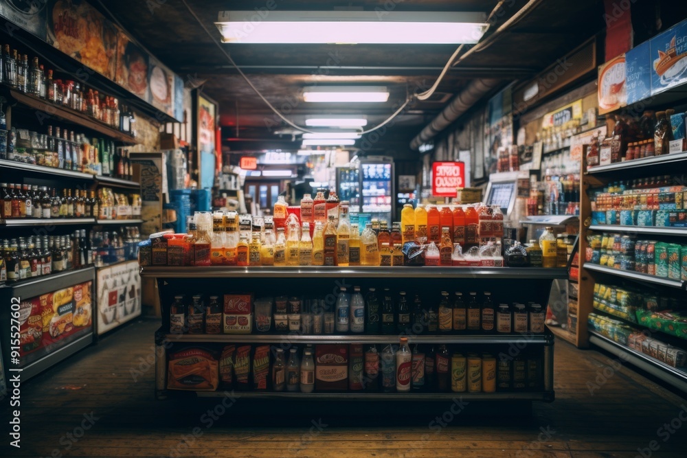 Interior of a New York bodega Interior of a New York bodega